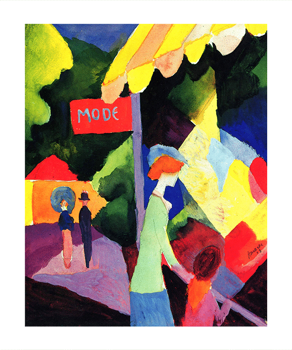 In Front of the Fashion Store