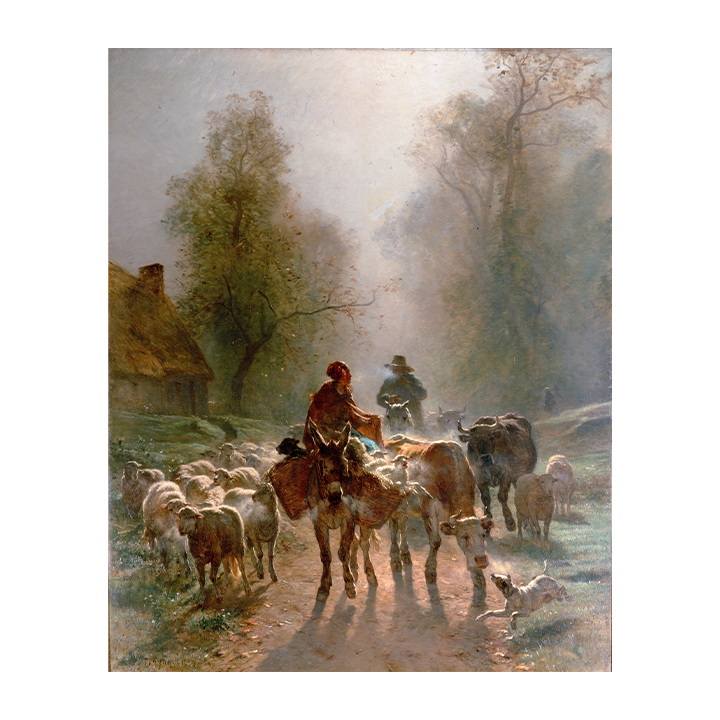 Auf dem Weg zum Markt