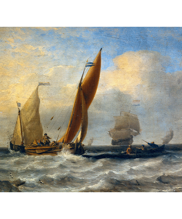 Fishing Boats at Sea