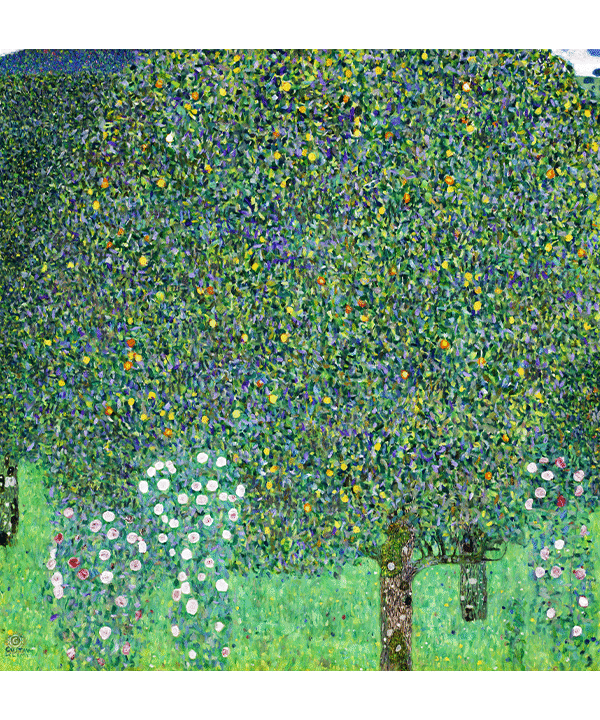 Rosebushes under the Trees