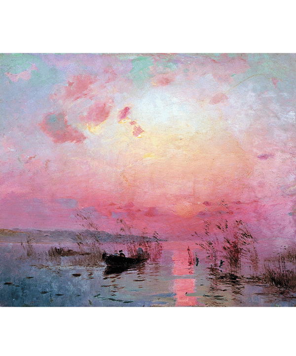 Sunset over the Lake